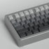 PBT Grey Gradient Keycaps, Keycaps 75 Percent, 125 Keys Cherry Profile Heat Sublimation Custom Keycap Set for Mx Cherry Mechanical Keyboard 61/64/...