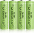 JINTION Solar Rechargeable Ni-MH AA Batteries AA 800 mAh Battery 4 Pack...
