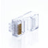 Cat5e RJ45 Modular Plugs, 8P8C UTP Ethernet Crimp Connectors, Solid or Stranded Cable Ends, Gold-Plated Contacts (100 Pack)...