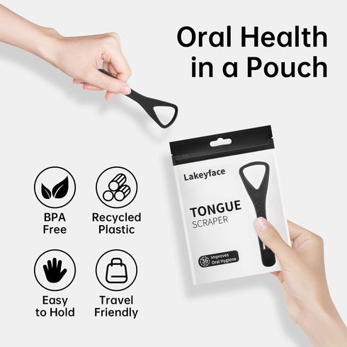 36 Counts Tongue Scrapers with Dental Picks, BPA Free Tongue Cleaner Scrapers for Adults & Kids, Plastic Tongue Scrubber with Zipper Bag Great for...