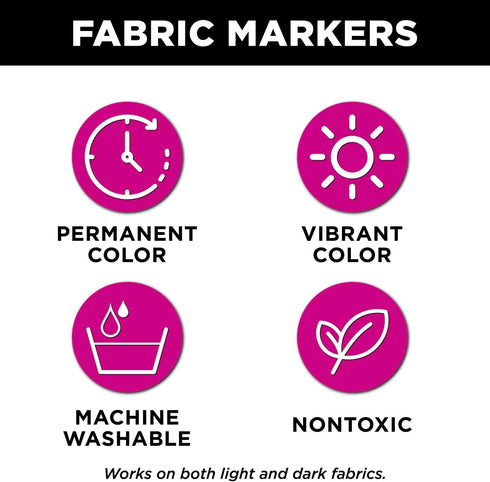 Tulip Fashion Markers 33613 Mrkt Multi Opaque 2Pk Metallic, As Detailed...