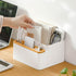 Desktop Storage Box - Small Table Organizer - Aesthetic Desk Organizer - Modern Pen Holder...