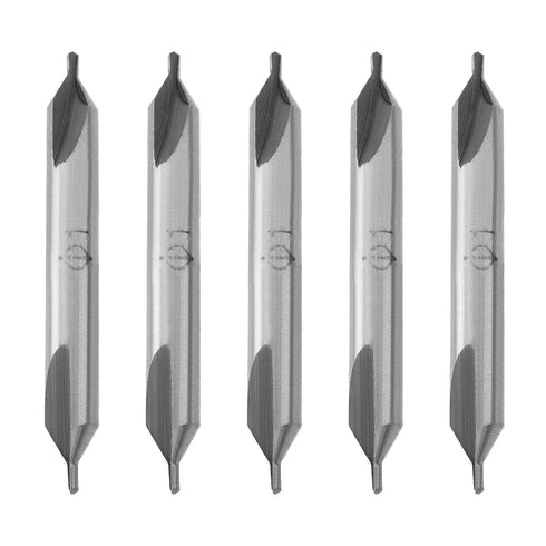 Utoolmart 10 Pcs Center Drill Countersink Lathe Bit Mill Tool, Combined Drills Plain Type A 1mm x 4mm, Combined Countersinks Drills Set Tool, HSS-...