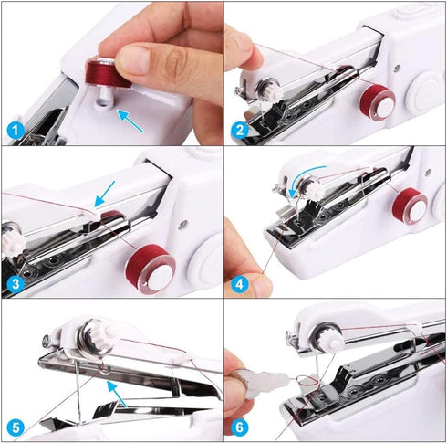 Handheld Sewing Machine, Portable Mini Sewing Machine for Beginners, Suitable for Clothing, Denim, Curtains, Leather and DIY......