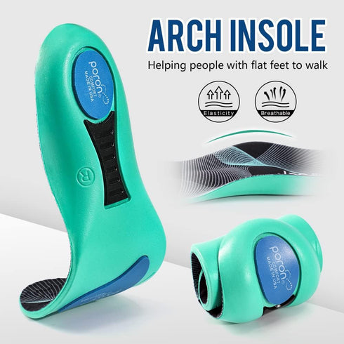 XINIFOOT Sport Insole Shock Absorbing Cushion Shoe Insole for Men & Women, Arch Support Inplantar Fasciitis Pain Relief, Suitable for Sneakers & W...