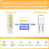[Pack of 5 G9 LED Light Bulb 7W Dimmable G9 Bi-Pin Base 75W Halogen Equivalent, T3/T4 G9 LED Corn Bulb for Indoor Chandeliers Ceiling Fan Cabinet ...