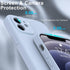 DEENAKIN Compatible with iPhone 12 Case with Screen Protector,Enhance Camera Protection,Soft Flexible Silicone Gel Rubber Bumper Cover,Slim Fit Pr...