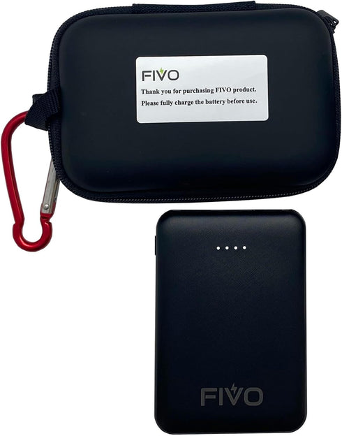 Portable Charger Power Bank 5000mAh Battery Pack 5V 2A with USB Cable, Carrying Hard case and Hook for iPhone, Samsung Galaxy and More (1)......