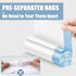 Small Trash Bags 4 Gallon - Drawstring 4 Gallon Trash Bag, Tear-Free 4 Gal Small Garbage Bags, Separated Unscented White Small Trash Bags Bathroom...
