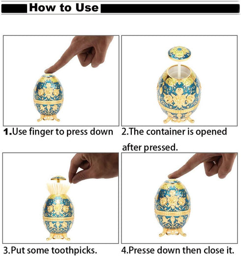 Gorgeous Automatic Toothpick Holder with Bottle Opener, Hand Press Retractable Retro Toothpick Dispenser Toothpicks Case Can Box Container for Kit...