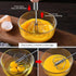 Stainless Steel Semi-Automatic Whisk Egg Whisk Hand Push Rotary Whisk Blender Semi Auto Egg Beater Hand Push Mixer Stirrer Egg Scrambler for Blend...