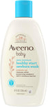 Aveeno Baby Healthy Start Nourishing Newborn Wash, Hypoallergenic Baby Body Wash with Prebiotic Oat Gently Cleanses Delicate Newborn Skin, Fragran...