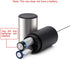 Strong stainless steel hand-held milk foam machine, portable beverage mixer, efficient foam rod, professional whisk, create the perfect coffee foa...