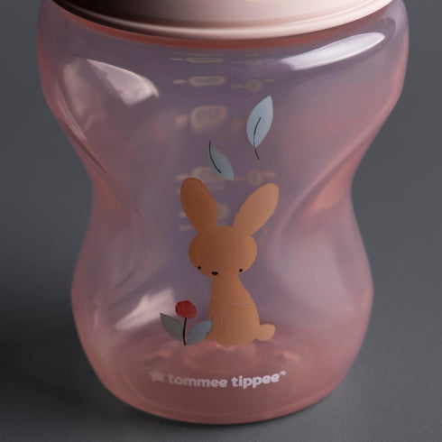 Tommee Tippee Baby Bottles, Natural Start Anti-Colic Baby Bottle, 9oz, 0+ Months, Slow Flow Breast-Like Nipple, Self-Sterilizing, Baby Feeding Ess...