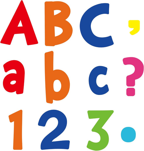 Tenare 134 Pieces 5 Inch Bulletin Board Letters for Classroom Alphabet Numbers Letters Combo Set Letter Cutouts for Bulletin Board Display Home Sc...