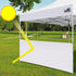Eurmax Instant SunWall for 10x10 Pop up Canopy, Canopy Half Walls, Outdoor Instant Canopies,Canopy Tent Sidewalls,1 Pack Half Sidewall Only?White?...
