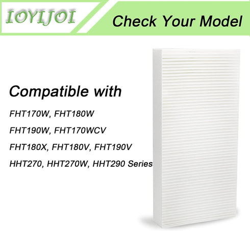 2 PACK Filter Replacement Compatible with Honeywell Filter U HRF201B Compatible with HHT270, HHT290 Series