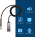 MMOBIEL Bluetooth AUX Adapter USB – 3.5mm AUX Bluetooth Car Adapter - AUX BT Adapter - USB Bluetooth Adapter to 3.5mm Jack with Microphone Wireles...