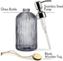 JASAI 18 Oz Vertical Stripes Kitchen Soap Dispenser with 304 Rust Proof Stainless Steel Pump, Refillable Liquid Soap Dispenser for Bathroom, Kitch...