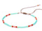 Anklet for women, Unique Beaded Aqua Colorful Waterproof Beach Anklet, Boho Bohemian Hippie Native American Style, Handmade by Tribes...