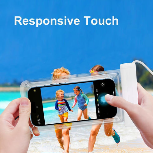 Waterproof Bag Phone Dry Pouch: iPhone Water Proof Protector for Snorkeling Swimming (Pink)...