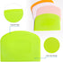 Dough Scraper Bench Scraper for Baking, 4 PCs BPA Free PE Plastic Flexible Bowl Scraper, Food-safe Plastic Dough Cutter for Bread Cake Dough Fonda...