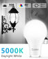 GU24 Dusk to Dawn Outdoor Light Bulbs,Light Sensor A19 LED Bulbs,Photocell Sensor, Automatic On/Off for Indoor/Outdoor Security Lighting,10-Watt(9...