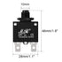 uxcell 2Pcs Thermal Overload Protector AC 125/250V 3A Push Button Reset Circuit Breaker...