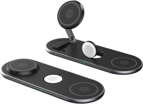 Magnetos Wireless Charger 3 in 1 Charging Station for Apple, Magnetic Foldable Charger for Travel,Wireless Charger Pad for iPhone, AirPods Wireles...