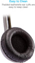 Cyber Acoustics Lightweight 3.5mm Stereo Headphones for Kids (ACM-7000) - Great for use with Tablets, Chromebooks, Laptops, PCs, & Macs...