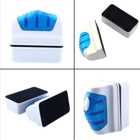 Magnet Aquarium Cleaner, Magnetic Algae Scraper for Glass Aquariums Aquatic Algae Cleaning Tool Fish Tank Glass Cleaner (Small)...