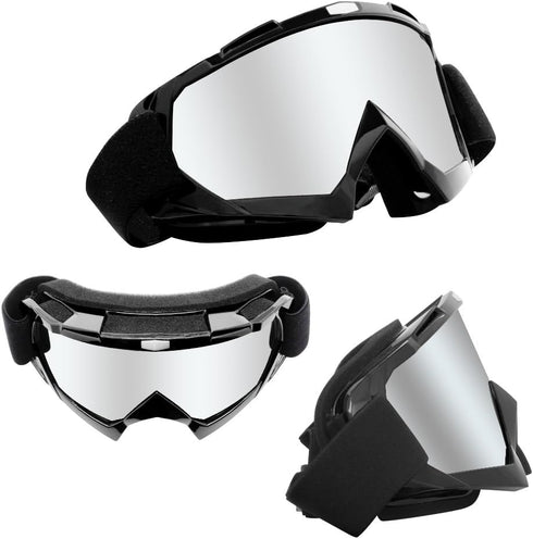 Motorcycle Goggles Dirt Bike Goggles Anti UV Safety Goggles Anti Scratch Motocross Goggles Dustproof Motorcycle Glasses Motorbike Goggles for Cycl...