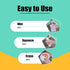 200 Pack Eraser Sheets Disposable Cleaning Sponge Thin Melamine Foam Sponge Eraser Nano White Eraser Wipes for Bathroom Kitchen Dish Furniture, Ha...