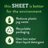 Biokleen Laundry Detergent Sheets (2 PACK) - Free & Clear From Fragrances and Dyes, Hypoallergenic Enzymatic Cleaning - 100 Sheets, 200 Loads...