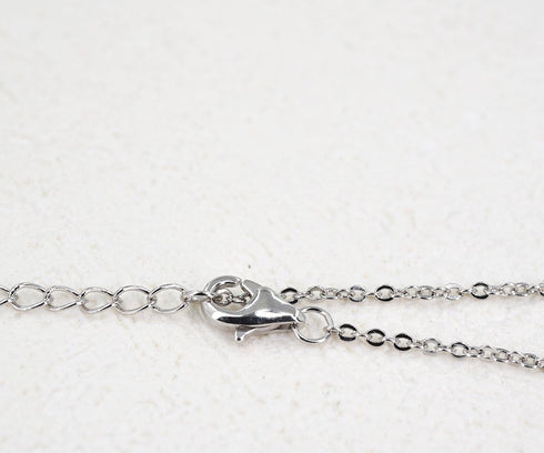 Sterling Silver Waterdrop Pear Shape Pendant Droplet Necklace...