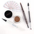 evpct Eyebrow Stamp Pencil Kit for Eyebrows, Makeup Brow Stamp Trio Kit with Waterproof Eyebrow Pencil, Eyeliner, Eyebrow Pomade, 10 Eyebrow Stenc...