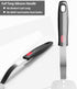 Stainless Steel Flexible Spatula Solid Turner, XiaoZu Thin Metal Spatula for Cast Iron Skillet, Thin Blade and Heat Resistant Silicone Handle, Gre...
