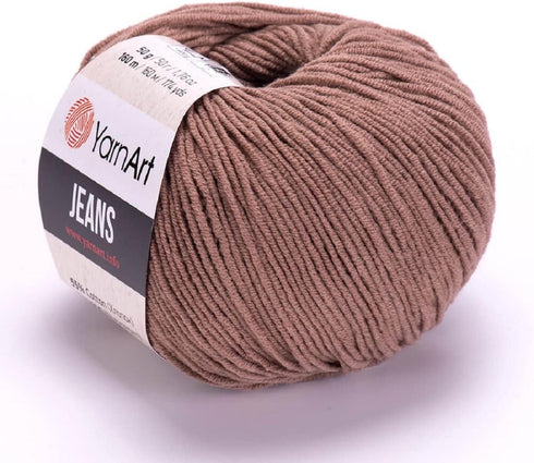Yarn Art 55% Cotton 45% Acrylic YarnArt Jeans Sport Yarn 1 Skein/Ball 50 gr 174 yds (71)......