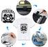 CAREGY Heat Transfer Vinyl HTV Iron on Vinyl for T-Shirts 12 x 10 Inches 16 Sheets (White and Black)...