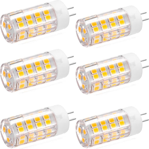 KAKEMONO G4 LED Bulb 4W 2700K Warm White bi-pin T3 JC Type 12VAC/DC 40W Halogen Equivalent Non-dimmable for Outdoor Landscape Deck Stair Step Path...