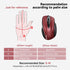 TECKNET Wireless Mouse (2.4G & BT5.0/3.0) Silent Mouse 4800 DPI Computer Mouse 6 Buttons Bluetooth Mouse, USB A Mouse Wide Compatibility - Red...