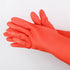 Household Arms Length Rubber Latex Cleaning Long Glove Reusable Kitchen Natural Rubber Living Wash Gloves...