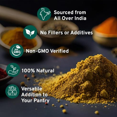 SPICE TRAIN, Curry Powder (14oz) Mild Indian Curry Powder | Lab Tested for Purity, Non-GMO | Packed in Resealable Ziplock Pouch...