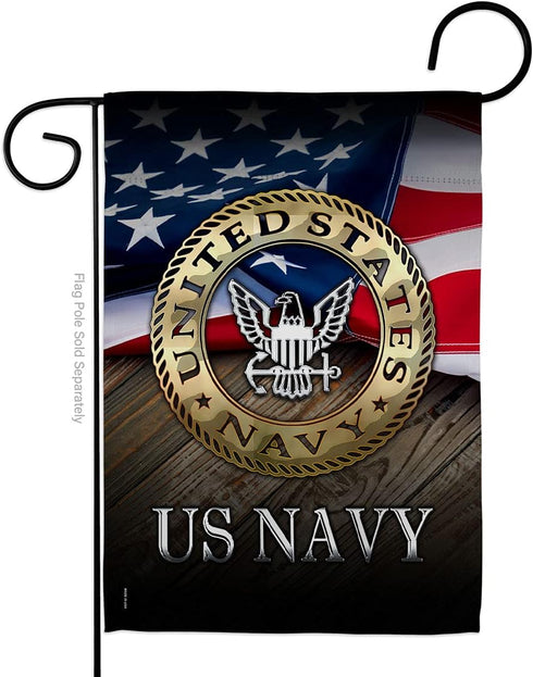 US Navy Military Tapestry Armed Forces Home Decor Memorabilia Banner United State Wall Americana Decorations Remembrance Retire Outdoor Memorial Y...