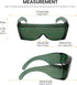Calabria 3000 Large Fit Over Safety Glasses Fitover Prescription Eyewear Green Men Women Wrap Around Tint Anti Scratch Glare...