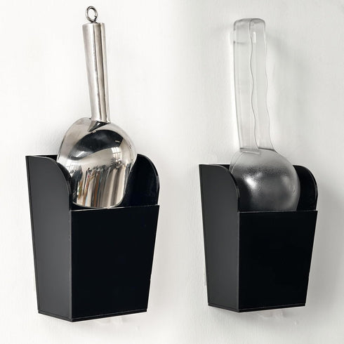 2 Pack Black Ice Scoop Holder, Ice Maker Scoop Holder for Counter Top Ice Makers and Machines...