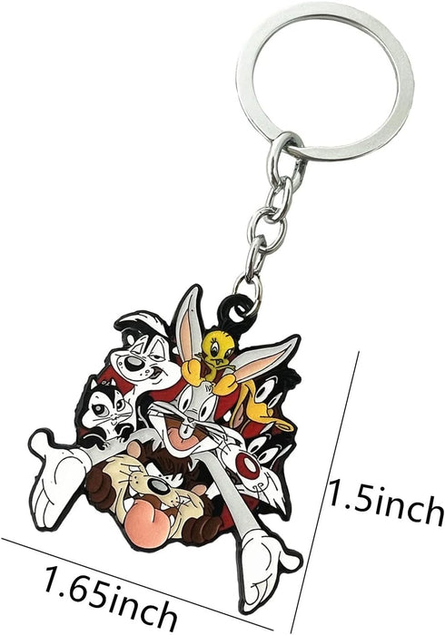 Loney Tunes Keychain Classic Anime Bug Bnny Keychain...