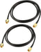 uxcell SMA Male to SMA Male Coaxial Cable 50 ohm 3 feet RG174 2pcs...