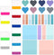 Transparent Sticky Notes, 860 Pcs Waterproof Clear Sticky Notes, Clear Notes Transparent for Bible Study Supplies, Office School Supplies, Book An...