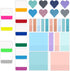 Transparent Sticky Notes, 860 Pcs Waterproof Clear Sticky Notes, Clear Notes Transparent for Bible Study Supplies, Office School Supplies, Book An...